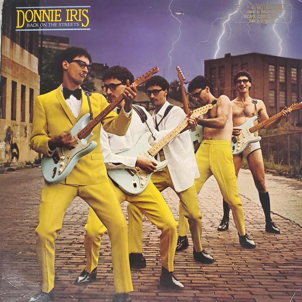 Donnie Iris Back on the Streets 1980 Vinyl LP Sterling Promo Stamp Classic Rock
